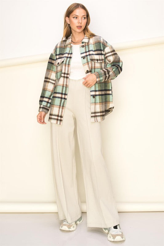 Sweet Comfort Plaid Shacket