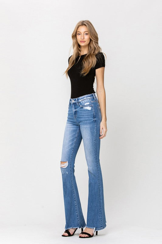 High Rise Flare Jeans