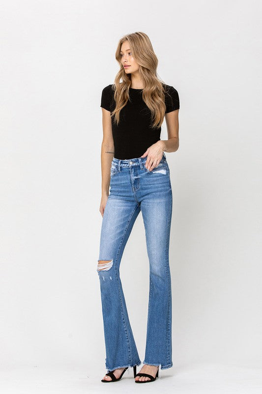 High Rise Flare Jeans