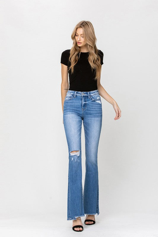 High Rise Flare Jeans