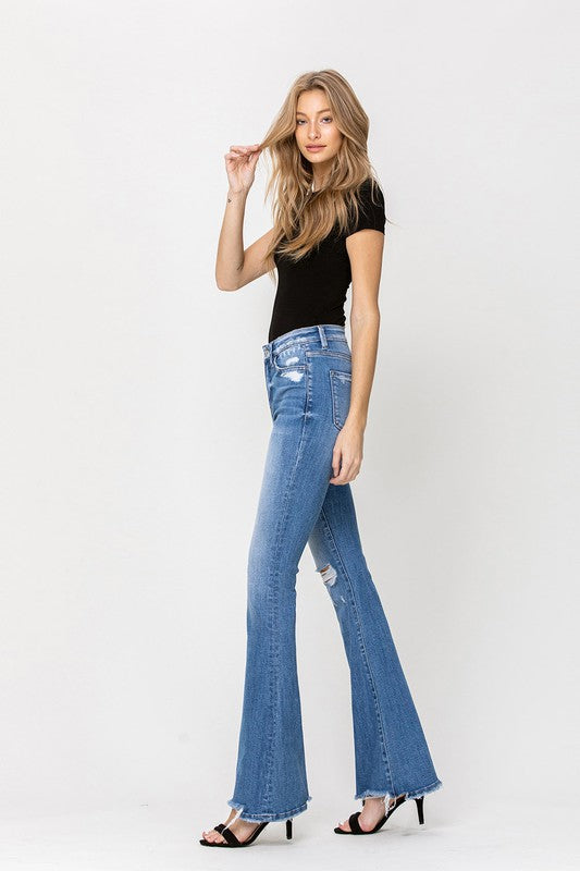 High Rise Flare Jeans