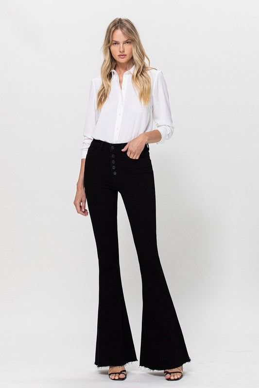 High Rise Super Flare Jeans