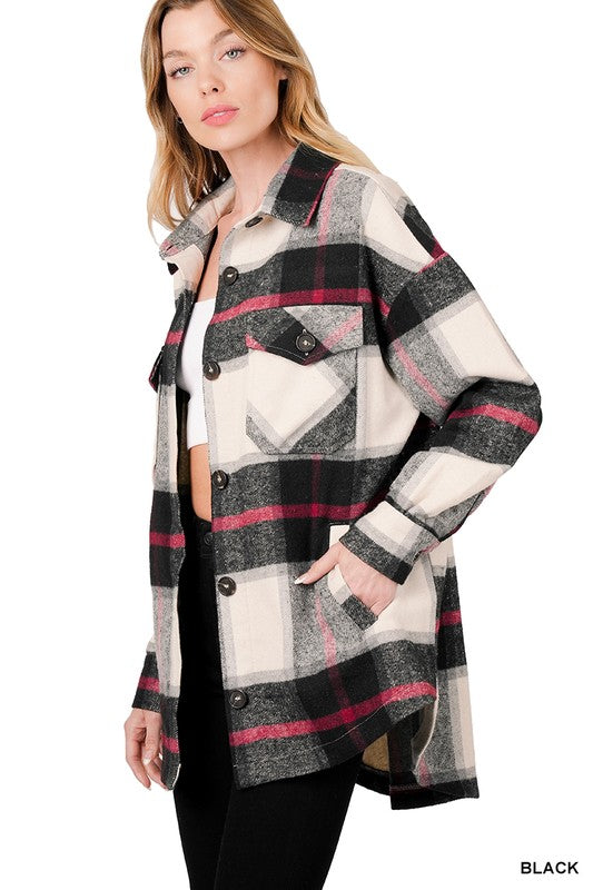 Oversized Plaid Shacket