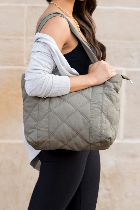 The Lexy Quilted Tote