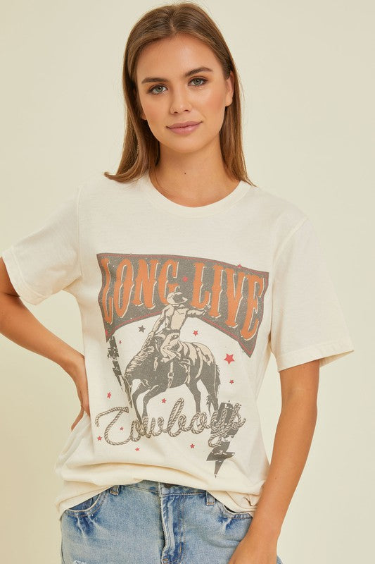 LONG LIVE COWBOYS GRAPHIC TEE