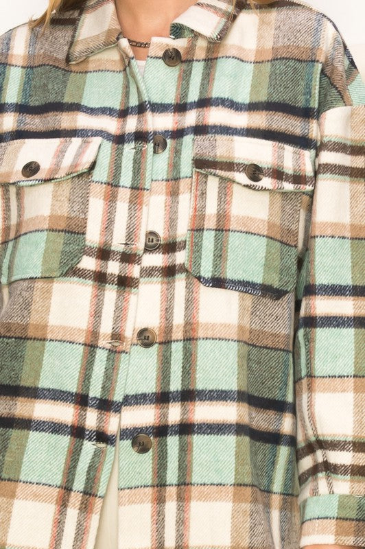 Sweet Comfort Plaid Shacket