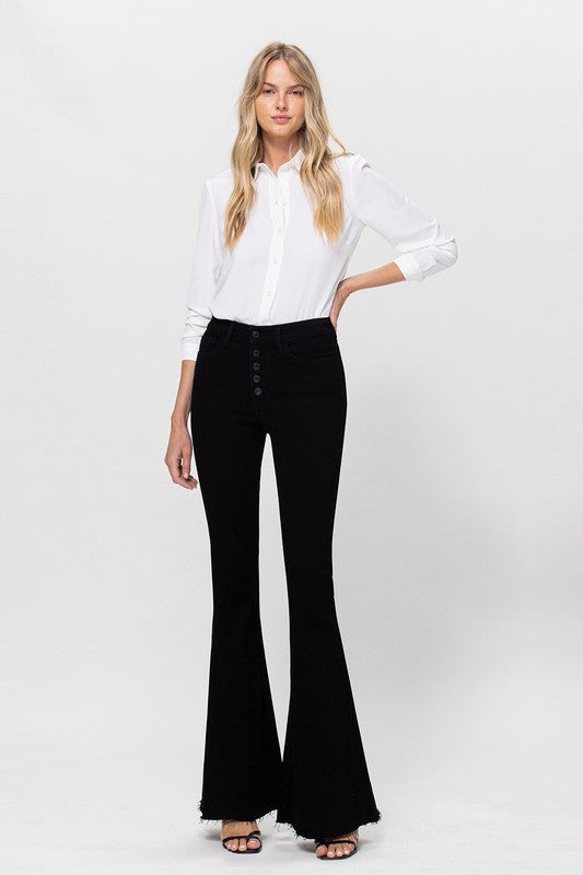 High Rise Super Flare Jeans