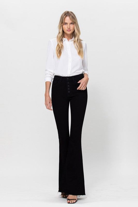 High Rise Super Flare Jeans