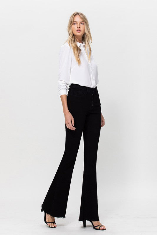 High Rise Super Flare Jeans