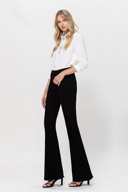 High Rise Super Flare Jeans