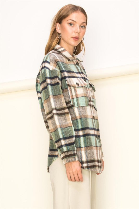 Sweet Comfort Plaid Shacket